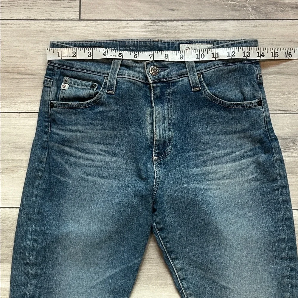 AG Adriano Goldschmied Farrah high rise skinny jeans size 27